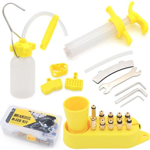 NEW Bicycle Hydraulic Disc Brake Oil Bleed Kit for MAGURA SRAM TEKTRO SHIMANO Universal Tools MTB Road Bike Brake Repair Tool
