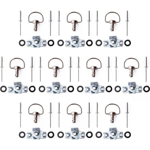 17mm Universal Race Fairing Fasteners Quick Release D-RING 1/4 Turn Motorcycle Racing Bolts Screws For Yamaha For Suzuki For BMW