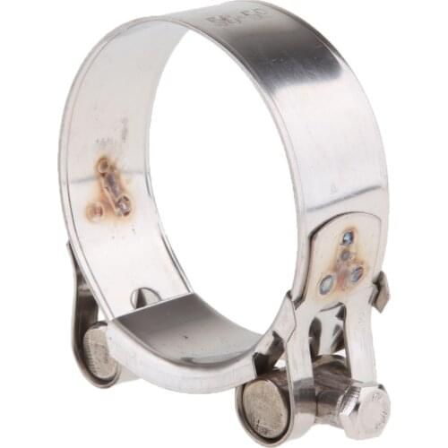 Exhaust Pipe Clamp Muffler Silencer Clip for 56-59mm/74-79mm Diameter Motorcycle Scooter ATV