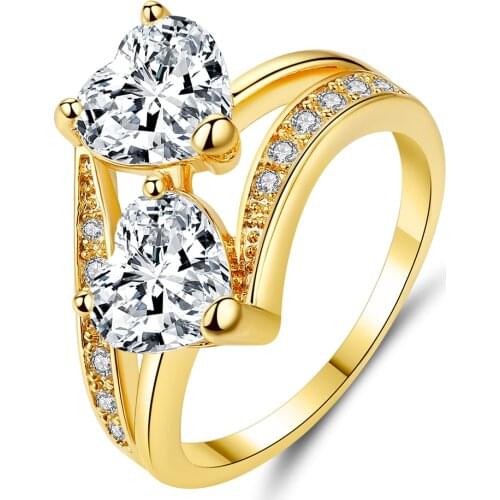 Ladies Glamour Fashion Ring Mini Zircon Fashion Creative Closed Metal Ring Colorful Decoration Set Party Wedding Jewelry Gift