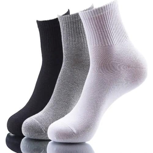 10pairs/lot Mens Cotton Socks New style Black Business Men Socks Soft Breathable Summer Winter for Male Socks