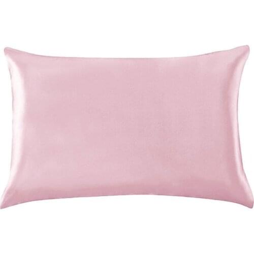 100% Queen Standard Satin Silk Soft Mulberry Plain Pillowcase Cover Chair Seat Square Pillow Cover Home