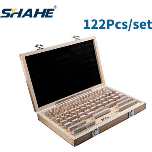 122Pcs/Set 1 grade 0 grade Inspection Block Gauge Test Caliper Blocks Measurement Instruments