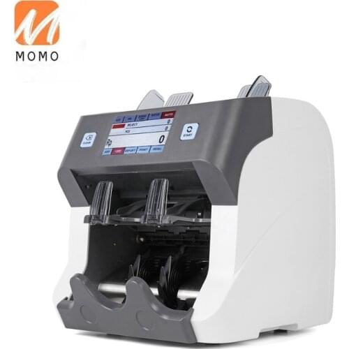 2 Pocket Dual CIS banknote money bill mix counting sorting basic fitness machine SH-108C