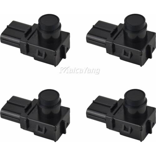 4PCS New 89341-50060 188300-3481 Parking PDC Ultrasonic for Lexus LS460 LS600 2006-2008 Black Color