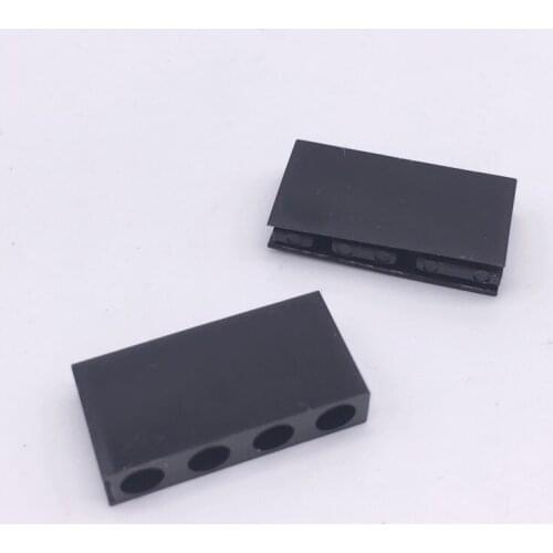 4F Led Spacer Support Square Nylon Plastic Parts Black Pack 100