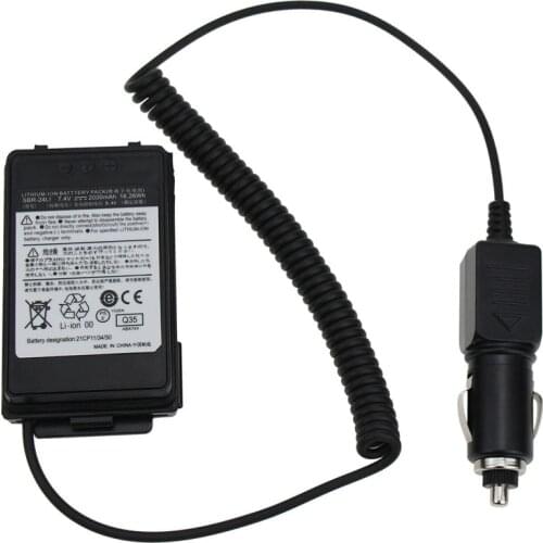 SBR-24LI Battery Eliminator Charger Adaptor for YAESU FT-70D FT70D FT-70DR FT70DR FT-70DS FT70DS Two Way Radio Walkie Talkie
