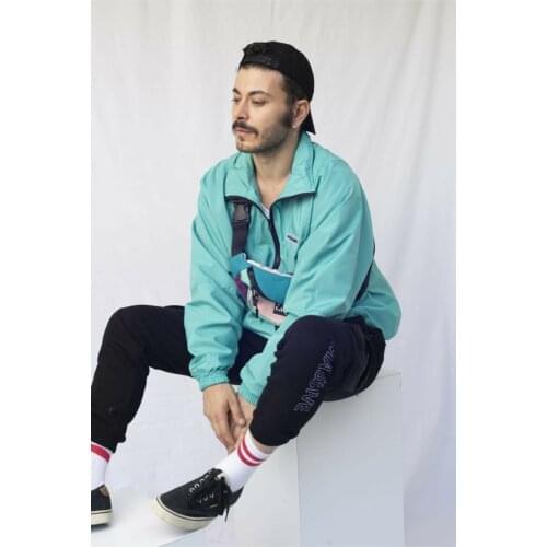 Unisex Oversize Retro Bomber Vintage Bomber Women Men Colorful Patterned Bomber Jacket Zipper Bomber 1970s Trend Bomber Jacket