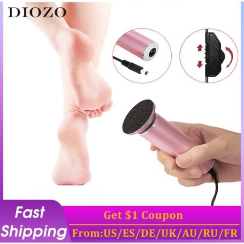 DIOZO Electric Foot Grinder Machine Foot File Feet Exfoliator Tool Remove Heels Calluses Dead Skin Pedicure Feet Pedicure Tools