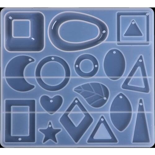 Earring Pendant Resin Molds Silicone Mold For DIY UV Resin Dried Flower Jewelry Making Casting Moulds Jewelry Tool