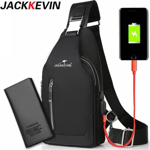 JackKevin Men's Waist Bags