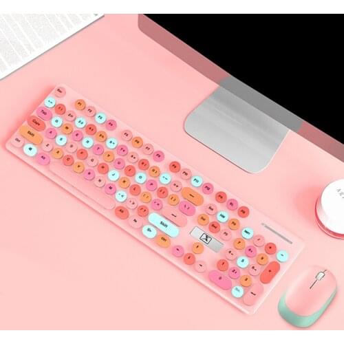 Mechanical Keyboard and Mouse Combo 104 Keys Keyboards Gaming Mouse for PC Gamer Computer Desktop