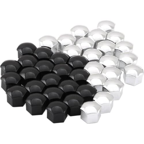 Car Wheel Auto Hub Screw Cover Plastic Nut Bolt Caps Screw Decoration For Audi A4 A3 A5 A6 A1 Q3 Q5 Q7 VW Jetta Golf Skoda SEAT