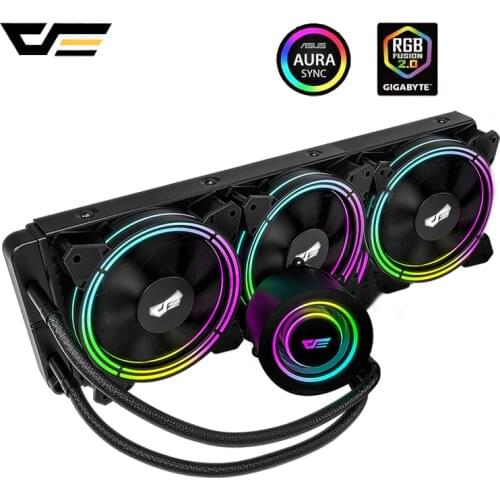 DarkFlash PC Case AIO Water Cooling CPU Cooler RGB Fan Sync Radiator TDP 350W CPU Fluid Cooling For LGA 2066/2011/115x/AM4