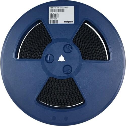 1000pcs smd hc-49s 24.000 mhz 24MHz 20ppm 20pF quartz resonator crystal