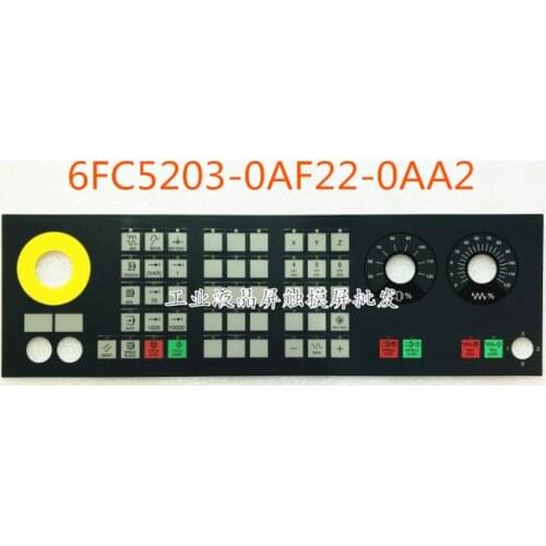 NEW MCP483C 6FC5203-0AF22-0AA2 6FC5 203-0AF22-0AA2 840D/810D HMI PLC Front label Industrial control sticker
