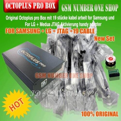 Octoplus pro Box OCTOPLUS PRO BOX with 19pcs cables work for Samsung and FOR LG+Medua JTAG Activation mobile phone adapters