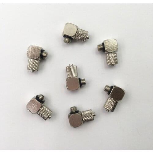 L Type PL4-m3 PL6-M5 Male Thread M3 M4 M5 M6 - Tube 3mm 4mm 6mm Elbow Pneumatic Pipe Air Hose Quick Fitting Mini Connector Brass