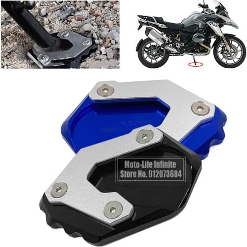 For BMW R 1200 GS R1200 GS R1200GS LC R1250GS R 1250 GS Motorcycle Kickstand Side Stand Extension Pad Support Foot Pad