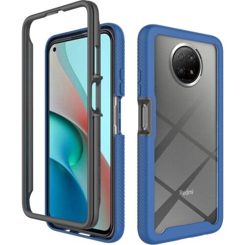 Transparent Acrylic PC Cover TPU Frame Non Slip Bumper Fundas For Xiaomi Redmi Note 9T Note9T 6.53 Inch Case Shockproof Shell