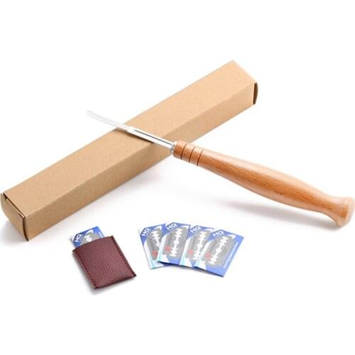 Bread Bakers Cutter Slashing Tool Bread Lame Dough Scoring Blade Tools Making Razor Cutter with Leather Protective Case