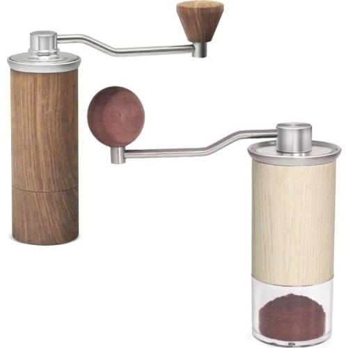 Manual Coffee Grinder Stainless Steel Grinder Conical Coffee Bean Miller Coffee Milling Machine Wooden 15/35g Grinder