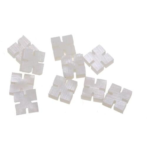 Musiclily Pro 5mm Natural Mother of Pearl Diamonds Snowflake Guitar Fretboard Inlay Dots, White Pearl (Set of 10)