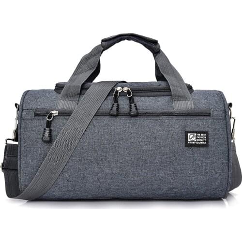 Men Travel Sport Bags Light Luggage Business Cylinder Handbag Women Outdoor Duffel Weekend Crossbody Shoulder Bag Pack
