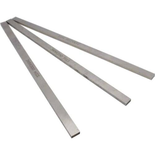 CNC Lathe HSS Square Cutting Tool Bits Bar 3mm x 8mm x 200mm High Speed Steel Boring Bar Fly Cutter