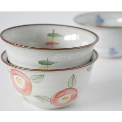 Japanese Creative High-quality Ceramic Tableware Square Bowl Household Practical Rice Bowl Japanese Cuisine