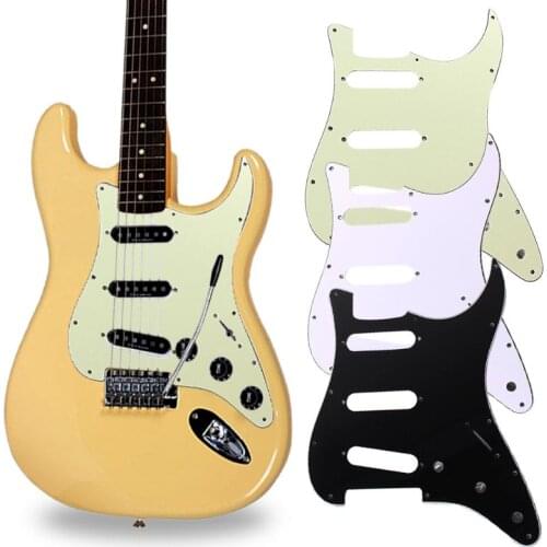 3Ply SSS PVC Electric Guitar Pickguard for FD All Guitar Protecting Accessories 11 Mounting Screw Holes pickguard New Practical