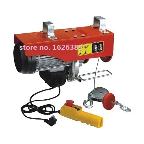 500-1000KG 12--30M 220V 50Hz 1-phase mini electric steel wire rope hoist, lifting PA mini block, crane equipment lifting