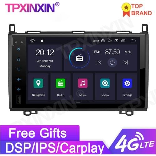 128G Android 11 For Mercedes Benz Sprinte B200 Vito Viano W469 Car Multimedia Audio GPS Navigtion Radio 4G LTE Wireless Carplay