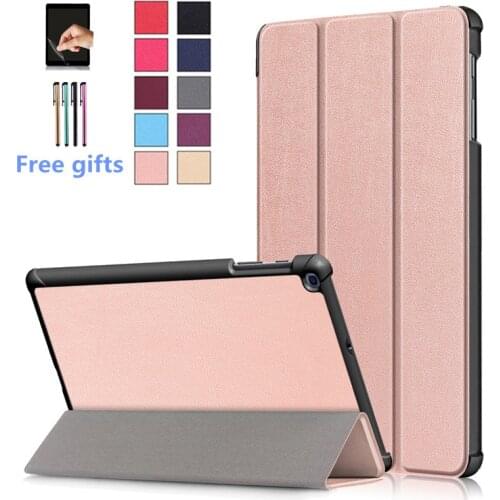 Coque Funda Tablet For Samsung Galaxy Tab A 10.1 SM t510 T515 Tablet Stand cover for samsung galaxy tab a 10 + Protector+ Pen
