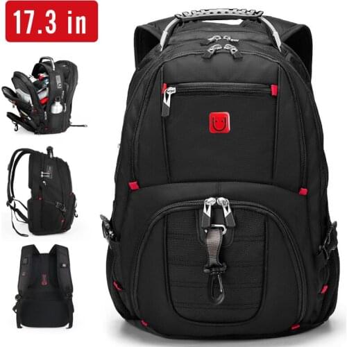 Anti Theft Travel Backpack Men Code Lock 17.3 Inch Business Laptop Luggage Bagpack USB Charging School Bags For Teenage Mochila