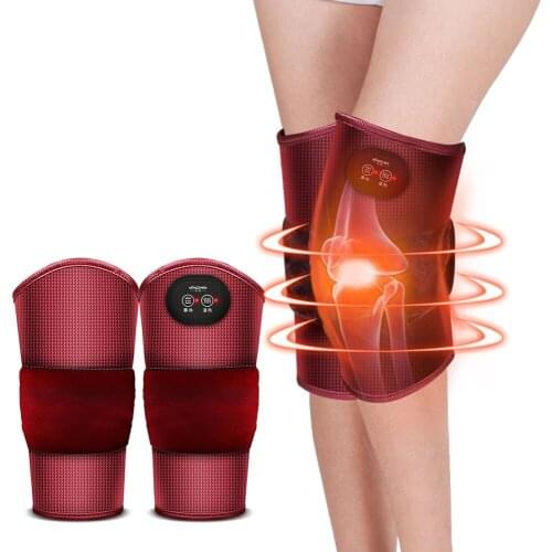 Electric heating knee joint warm knee massager heating device for old men and women with cold legs leg massager