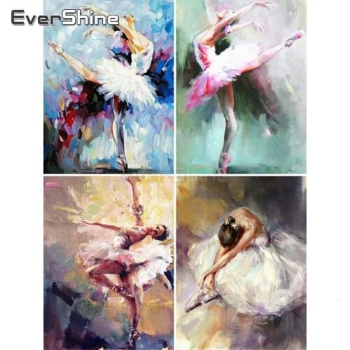 EverShine DIY 5D Full Square Diamond Painting New Arrivals Ballet Girl Picture Rhinestones Diamond Embroidery Bead Art Kit