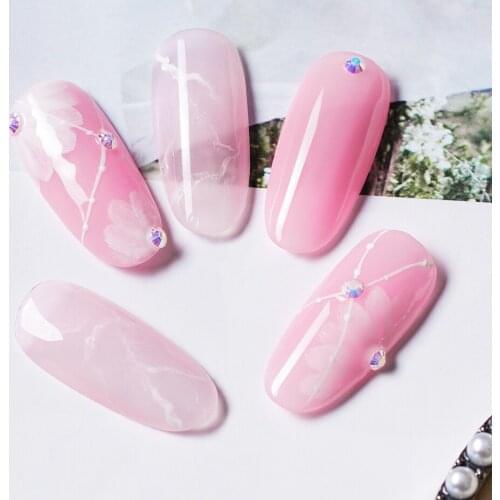 Bevili Color15ml Jelly Gel Powder Skin Color Nail Polish Gel Phototherapy Gum Jelly Red Nude Color Ice Through Skin Color