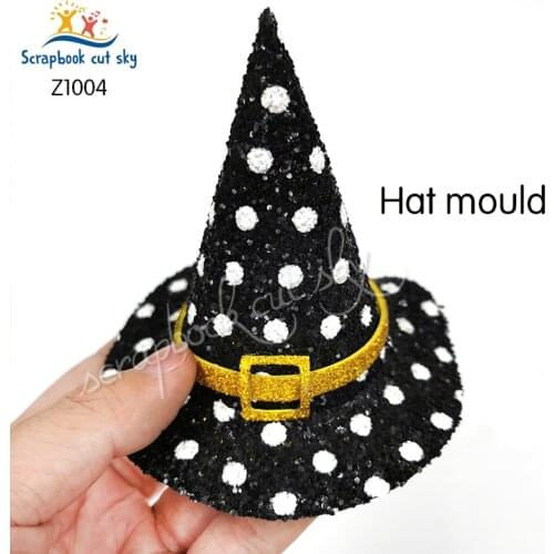Halloween Witch Hat Z1004 Mu Yu Scrapbook Dies Holiday Decoration Suitable For Market General Machine