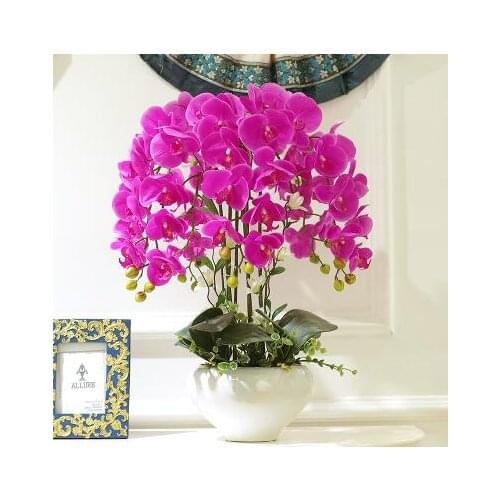 Artificial flower flowers vase orchid Home Furnishing jewelry .christmas decorations for home