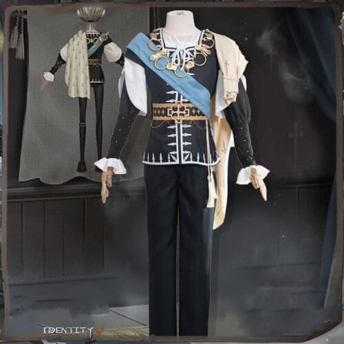 Printed Identity V Cos Suit Enchanter-hamlet Exquisite Suit Cosplay Costume Male Birthday Gift 1:1 Highly Restored Role-playing