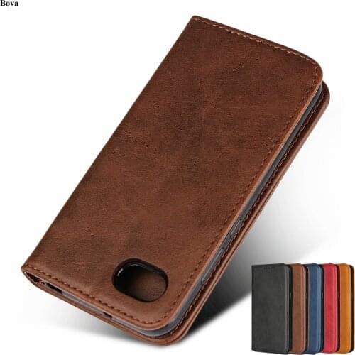Leather case For SHARP AQUOS R COMPACT SHV41 Flip case card holder Holster Magnetic attraction Cover Wallet Case Coque