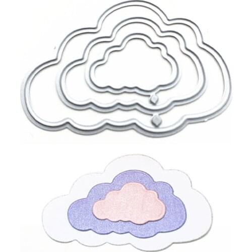 Clouds Metal Cutting Dies Mold Scrapbooking Photo Album Decorative Embossing Paper Card Making Crafts Die Handmade Knife Mould