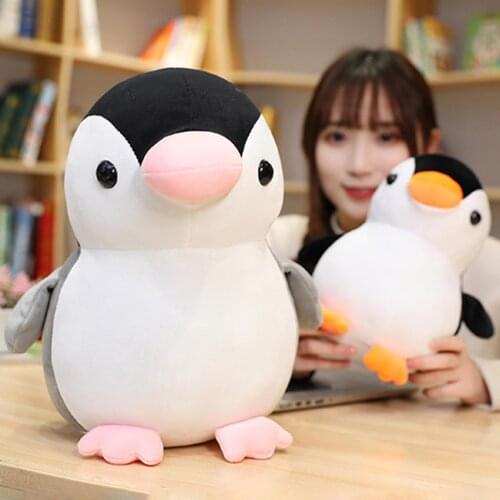 Cute Cartoon Penguin Soft Plush Doll Sleeping Toy Kids Gift Home Decoration Accessories for Girls Boys Children Christmas Gift