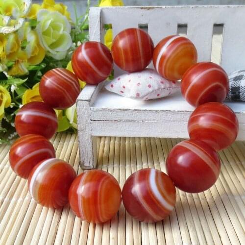 Natural jade Natural Wrapped Agate Bracelet for men women Red Jadeite Jade Beads Bracelet Beads ruby jade ring gift