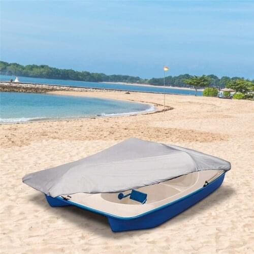 New Outdoor Pedal Boat Cover Replacement Part 286x122cm Dustproof Heavy Duty Water Resistant Oxford Fabric Mooring Elastic U3