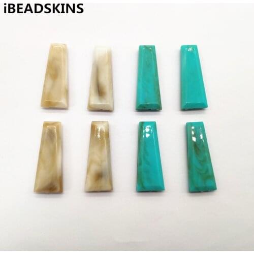 New arrival! 41x16mm 150pcs/lot solid Acrylic Trapezoid shape beads for earrings/Earring parts/jewelry findings Accessories DIY