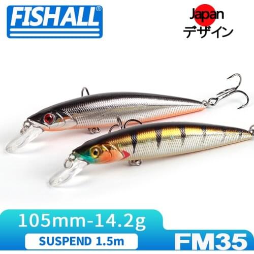 Cablista 105SP Hard Wobbler 105mm Suspending Minnow Lure 14.2g Bait For Bass Pike