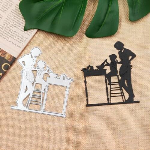 Parent and child metal knife die scrapbook DIY scrapbook for album greeting card decoration embossing DIY paper card