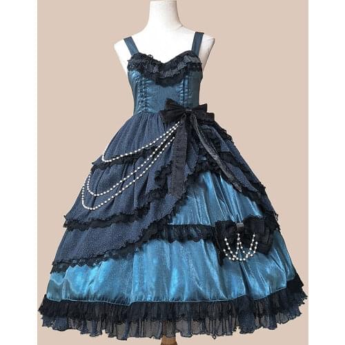 Mermaid in Deep Sea ~ Elegant Lolita JSK Dress by Infanta